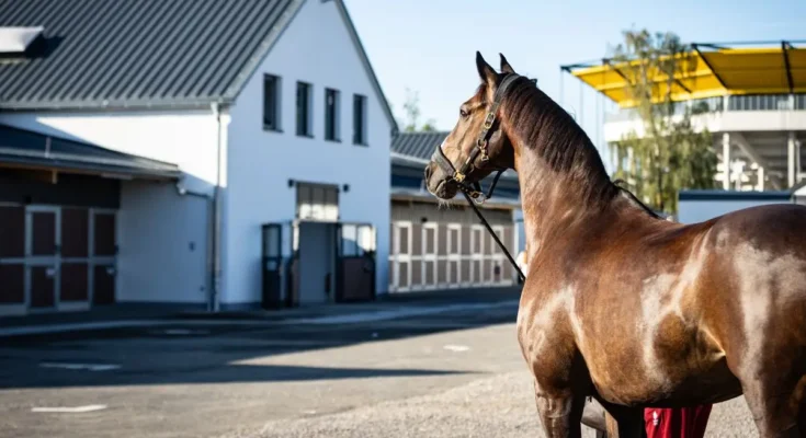 Cavalo no Campeonato Mundial de Hipismo